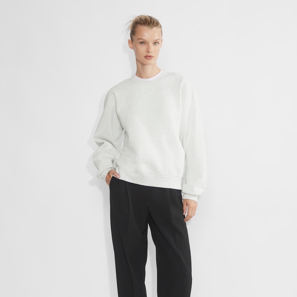 Aritzia TNA Cozy Sweatfleece Perfect Crew